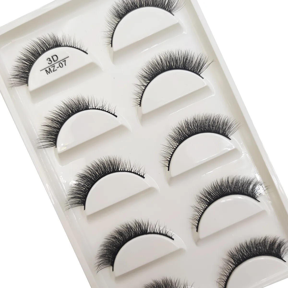 Commercio all'ingrosso 5 paia 3D visone naturale ciglia finte trucco estensione ciglia finte ciglia finte cils make up bellezza Cilios — image 6