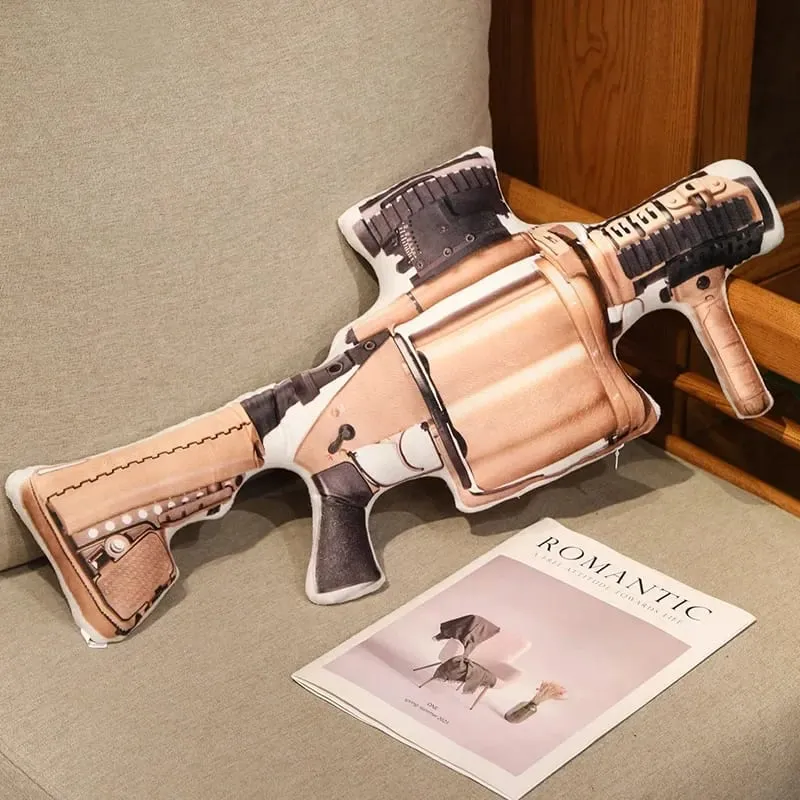 Super Cool Realistic Stuffed Printed Firearm Plush Toys Soft Funny Lifeiliek Rifle Sniper Rifle Toys Game Props For Boys — image 12