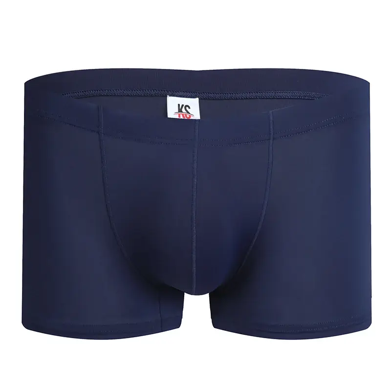 Fashion Boxers Ice Silk Man Underwear Underpants Breathable Comfortable Men's Panties Ultrathin BoxerShorts Trunks — image 11