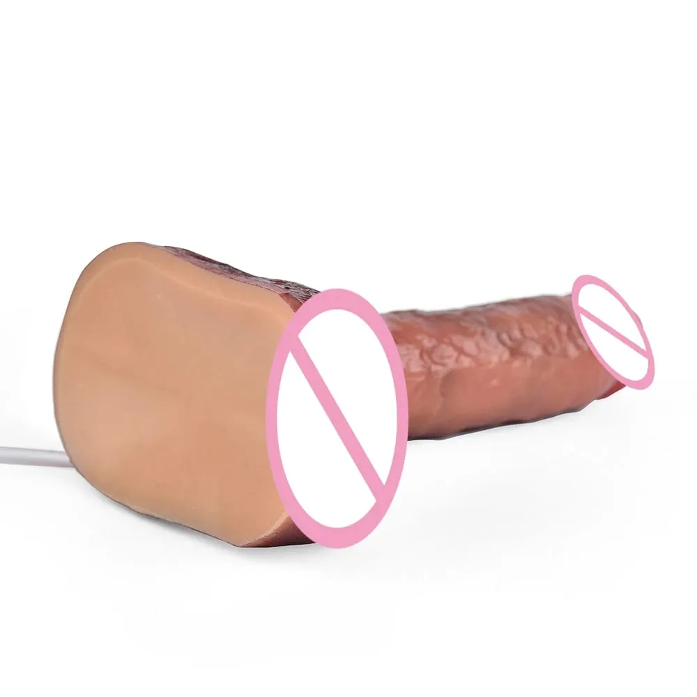 Lebensechte Squirting Penis Silikon Ejakulation Großer realistischer Dildo mit Sucker Skin Touch Anal Sexspielzeug für Frauen — image 5