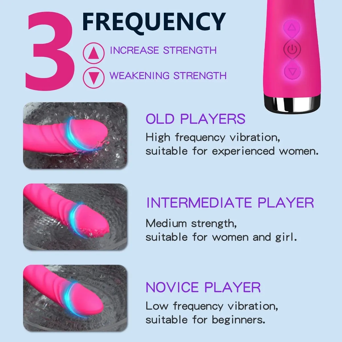 G Spot Clitoris Stimulator AV Vibrator 30 โหมดการสั่นสะเทือนที่มีประสิทธิภาพผู้ใหญ่ของเล่นสำหรับผู้หญิงDildosช่องคลอดMassager Wand — image 4