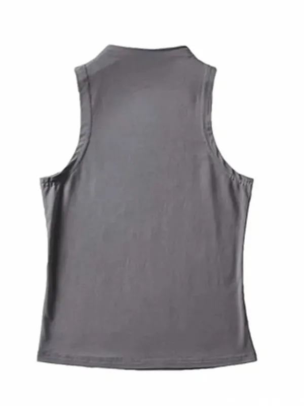 2025 sommer NEUE Ankunft Frauen Einfarbig Kausalen Sexy Croped-Top Ärmellose Tank Streetwear — image 8