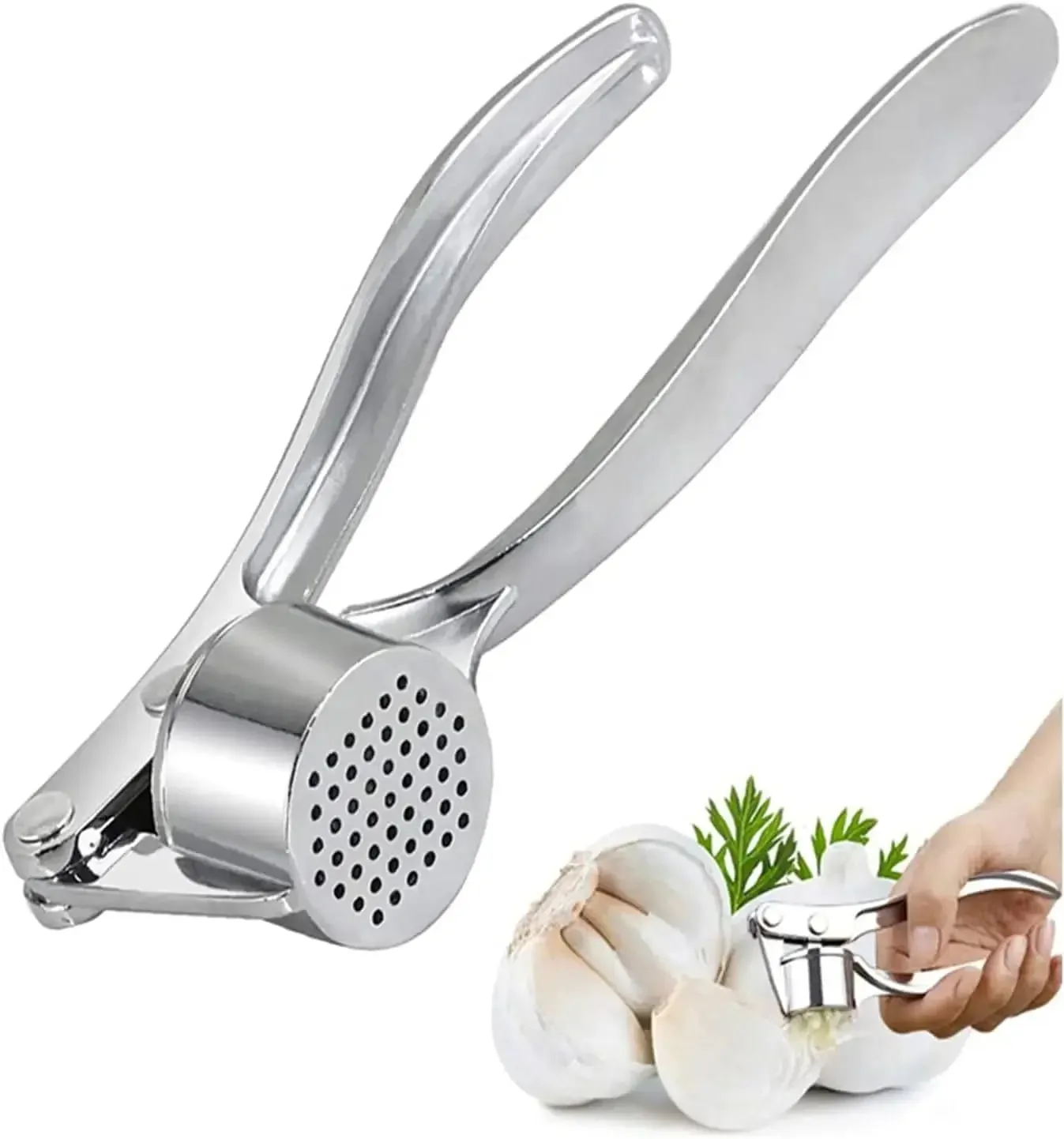 Kitchen Garlic Press Garlic Clips Multi Functional Stainless Steel Manual Pull Efficient Ginger Garlic Crusher Home Utensils — image 3