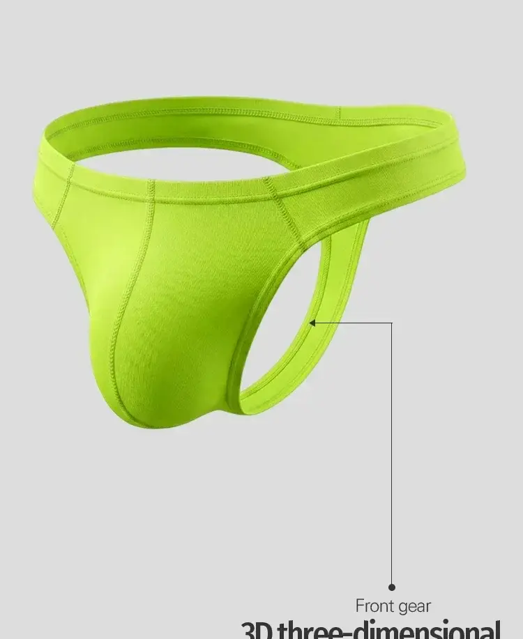Summer New Men Underwear Cool Breathable Moisture Wicking Briefs Sports Supportive 3D Pouch Panties with High Elastic Waistband — image 5