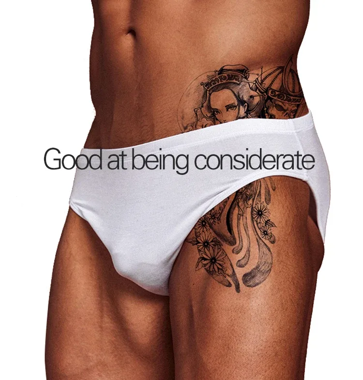 Herren-Slip aus Modal, ultradünn, nacktes Gefühl, niedrige Leibhöhe, hochelastisch, atmungsaktiv, 3D-Konvexbeutel-Unterwäsche