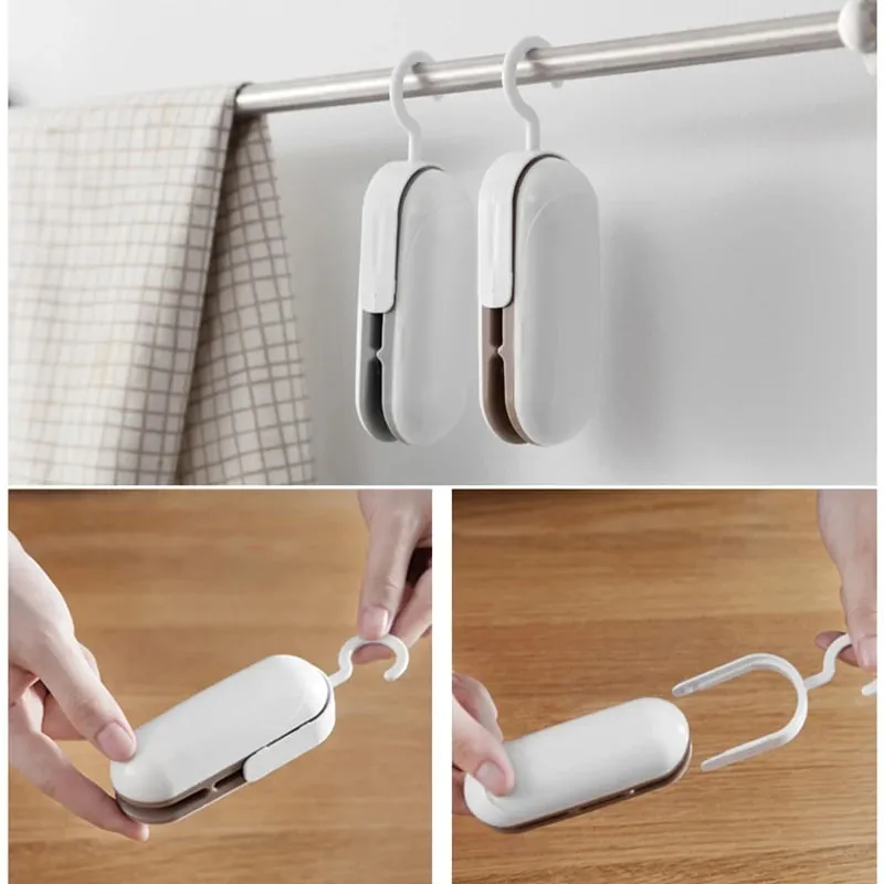 Mini sigillatrice Termosigillatrice portatile Borsa per la conservazione di pacchetti in plastica Pratico adesivo e guarnizioni per accessori da cucina per snack alimentari — image 4