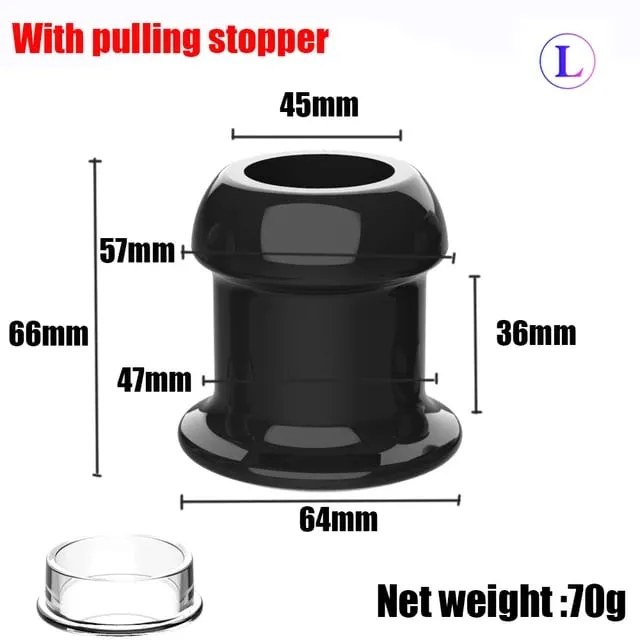 스토퍼가있는 중공 아날 플러그 질 항문 확장기 검경 확장기 Buttplug 전립선 마사지 섹스 토이 여성 남성 게이 — image 15