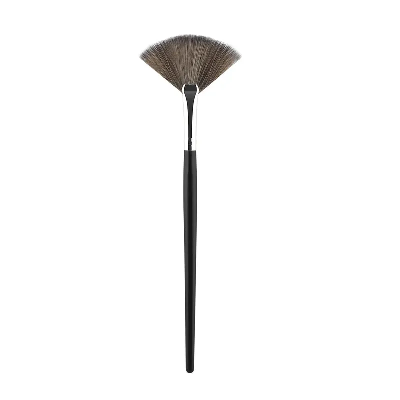1ks Nové praktické štětce na obličej Vějířové štětce na make-up Měkké přenosné štětce na masky Kosmetické pomůcky pro dámy Dívky Nail Charm Beaut — image 12