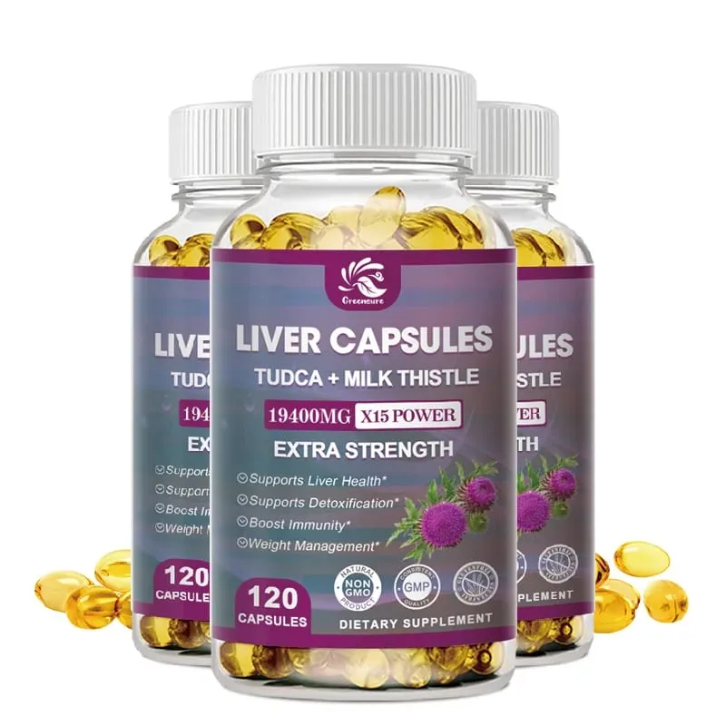 Greensure Organic Milk Thistle Extract Capsule | Dandelion | Artichoke Extract | Beet Root | - 60/120 Capsules — image 9