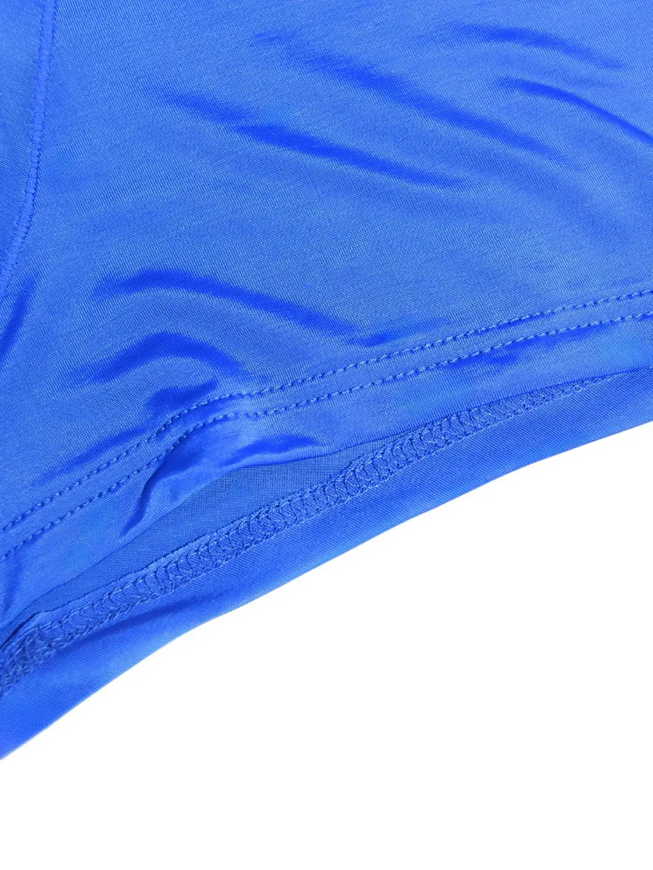 Boxer da uomo in seta di ghiaccio, bauli elasticizzati, traspirante, che assorbe l'umidità, biancheria intima morbida, colore casuale, sport, abbigliamento casual quotidiano per la casa — image 3