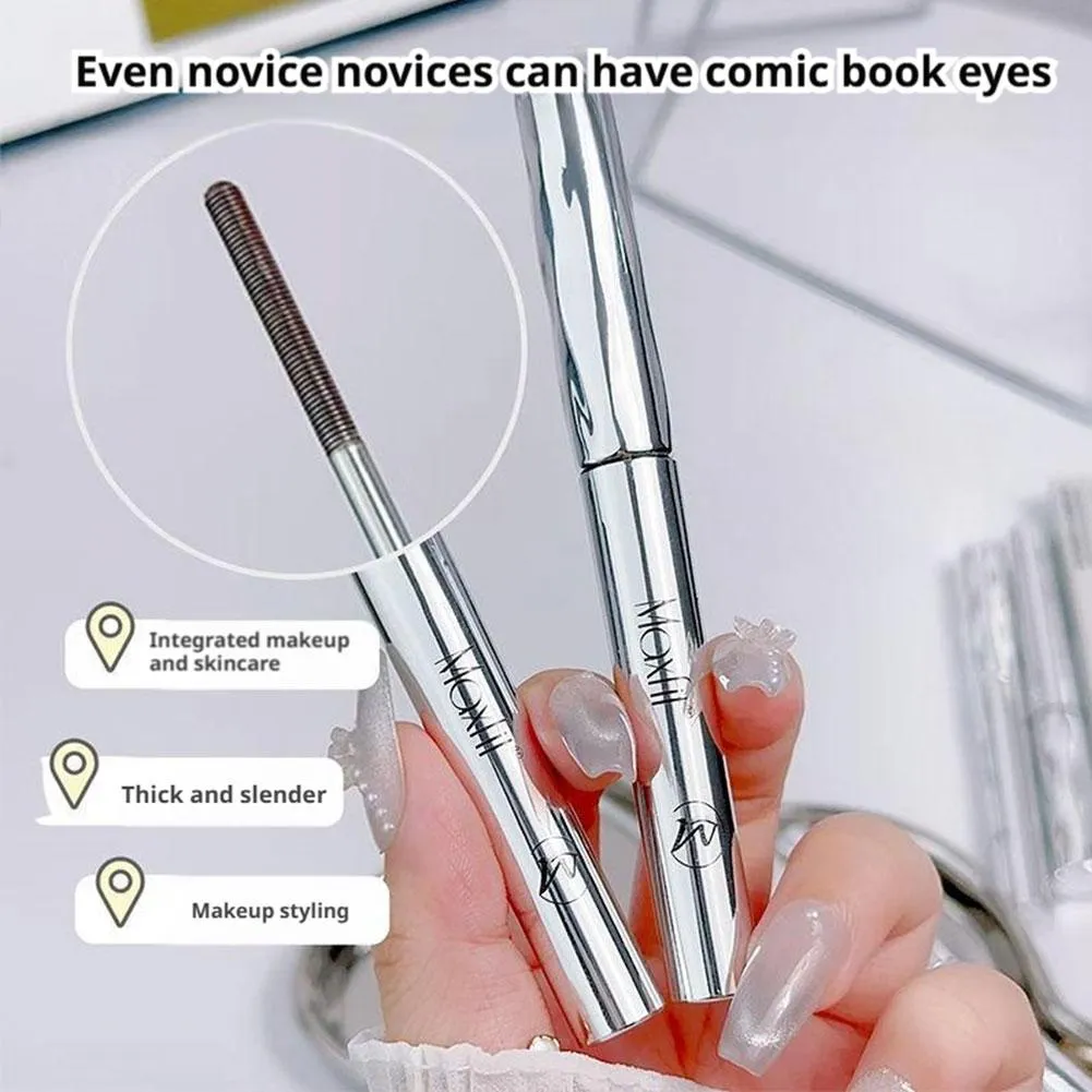 Professional Metal Wand Mascara Waterproof Long Lasting Eyelash Curling Lengthening Mascara Non-Smudge Eye Makeup Cosmetic Tools — image 5