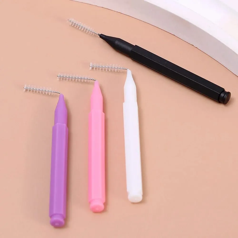 50pcs Mini Eyebrow Brush Disposable Lightweight Brow Lifting Brushes Portable Eyelash Extension Comb Perm Brush Lash Accessories — image 5
