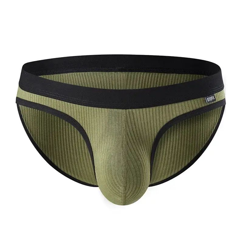 Herren-Unterwäsche, U-konvexe Beutel-Slips, atmungsaktiv, weich, elastisch, Low-Rise-Höschen für Männer, tägliche Dessous, 2er-Pack — image 22