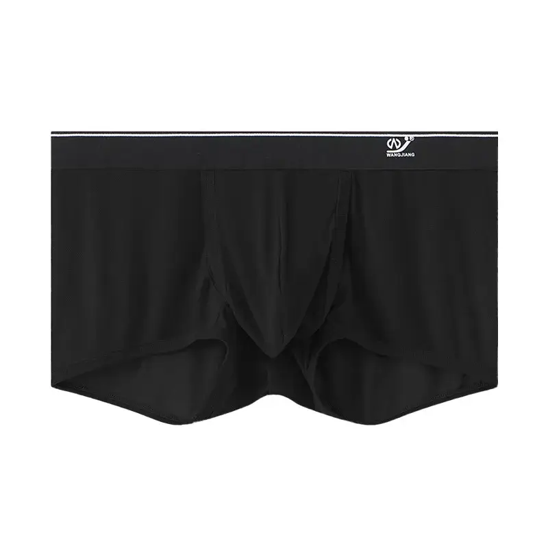 1 PCS 얼음 실크 공간 캡슐 속옷 남자 구획 솔리드 여름 통기성 울트라 얇은 복서 반바지 Transparentes Hombre — image 9