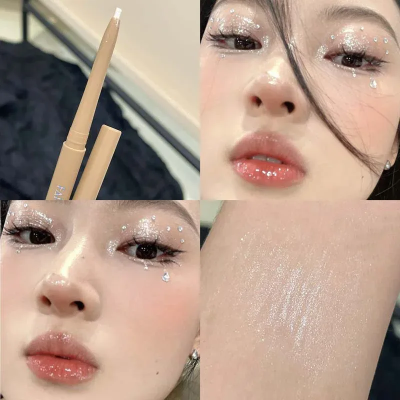Lápiz de gusano de seda de color rosa mate, brillo Natural, sombra de ojos, lápiz suave, secado rápido, cosméticos de maquillaje de belleza para ojos, 1 ud. — image 9