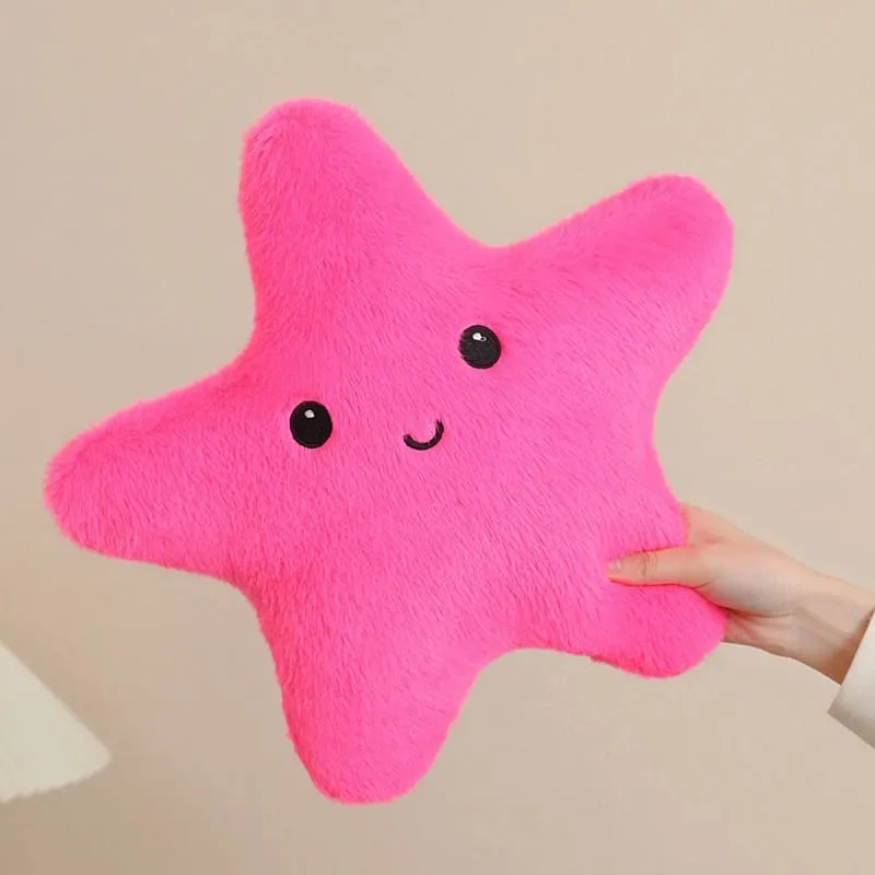 35/40 ซม.ปลาดาว Star Plush หมอนตุ๊กตายิ้ม Happy Sky หมอนที่มีสีสันตกแต่งเบาะสำหรับเก้าอี้โซฟากลับสนับสนุนของขวัญ — image 5