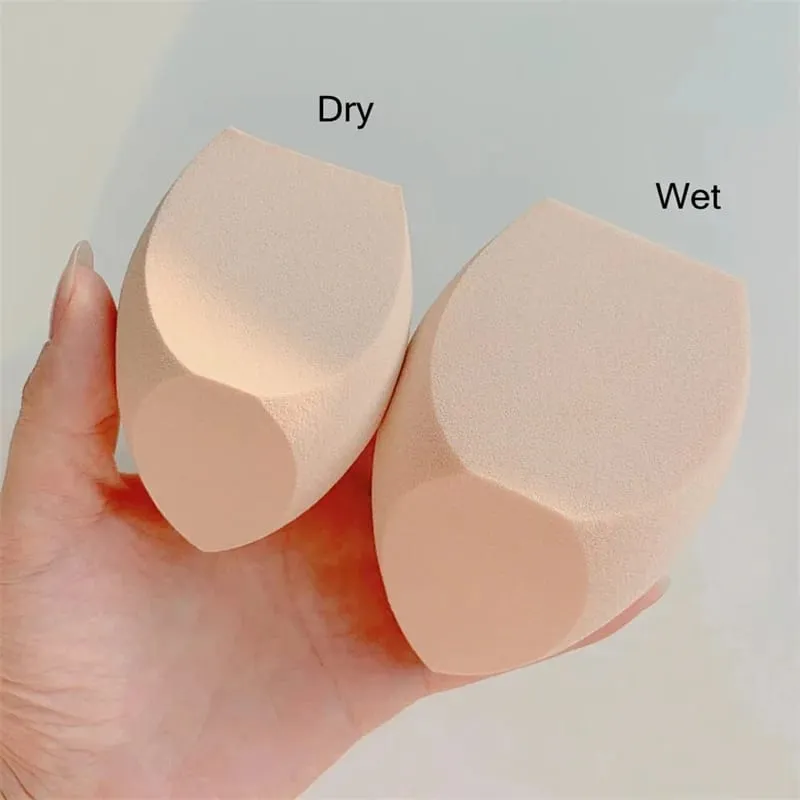 3pcs Big Size Makeup Sponge Puff Foundation Cosmetic Puff Wet And Dry Dual Use Soft Makeup Foundation Sponge Puff Make Up Puffs — image 3