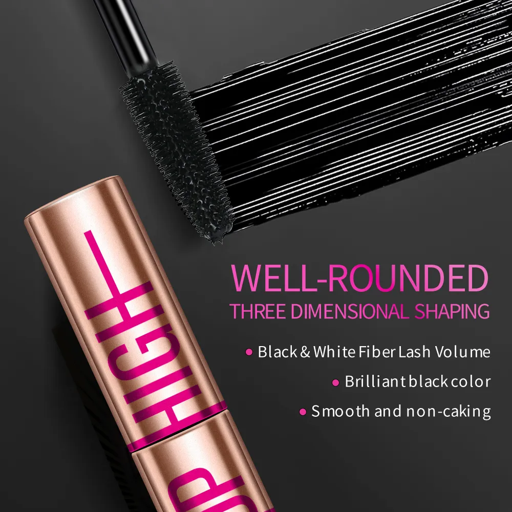Rímel fino y grueso, maquillaje de ojos natural resistente al agua duradero, pestañas rizadas — image 5