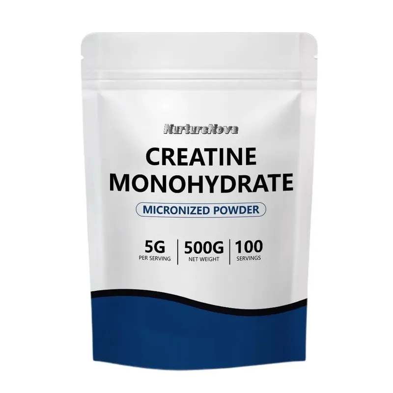 Monohydrat kreatyny w proszku mikronizowany 5 g na porcję 100 CT 500 g masy netto do odżywiania sportowego Wsparcie treningu fitness
