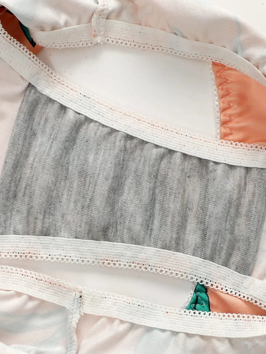 fête imprimer 2 pièces braissere à la mode île vacances pull up soutien-gorge de lingerie pour femmes avec support en acier sous-vêtements sexy A2138 — image 4