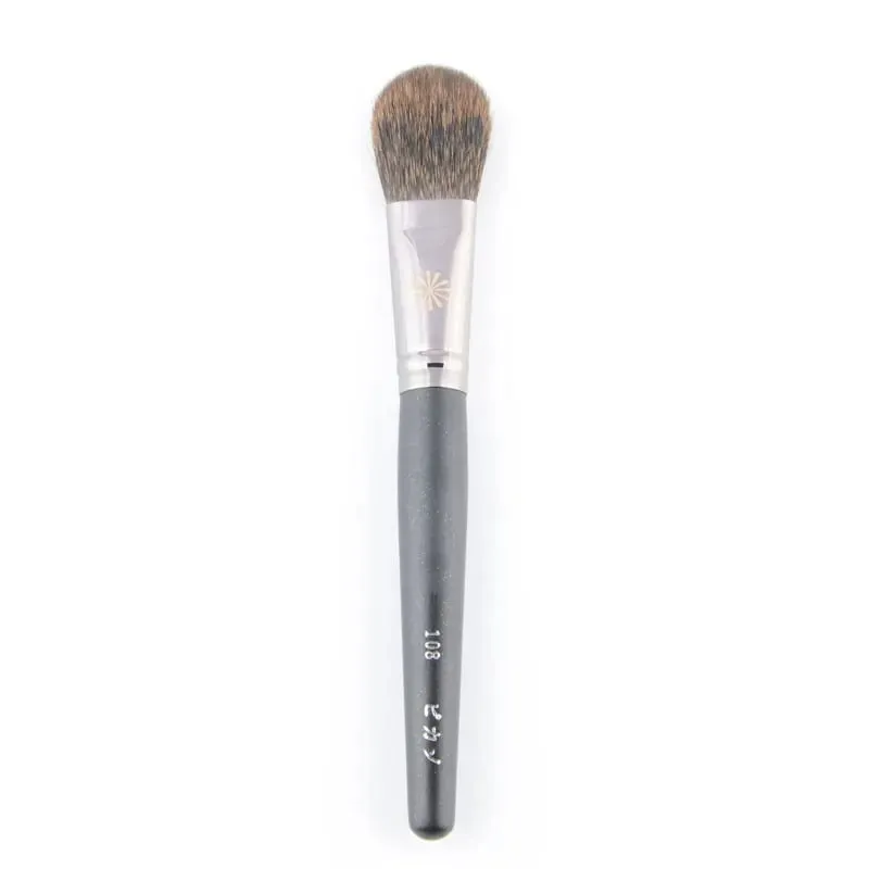 Pincéis de maquiagem blush p108, 1 peça, blush, sombra, pó, contorno, bronzer, pincel de maquiagem profissional, ferramenta cosmética, cabelo de esquilo, 1 peça