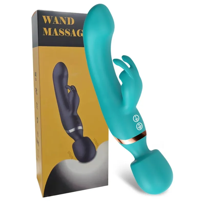 3 IN 1 เครื่องสั่นกระต่าย AV Sex Machine 10 โหมดสั่น Magic Wand Clit Stimulator G Spot ช่องคลอดนวดเพศของเล่นสำหรับคู่ — image 14