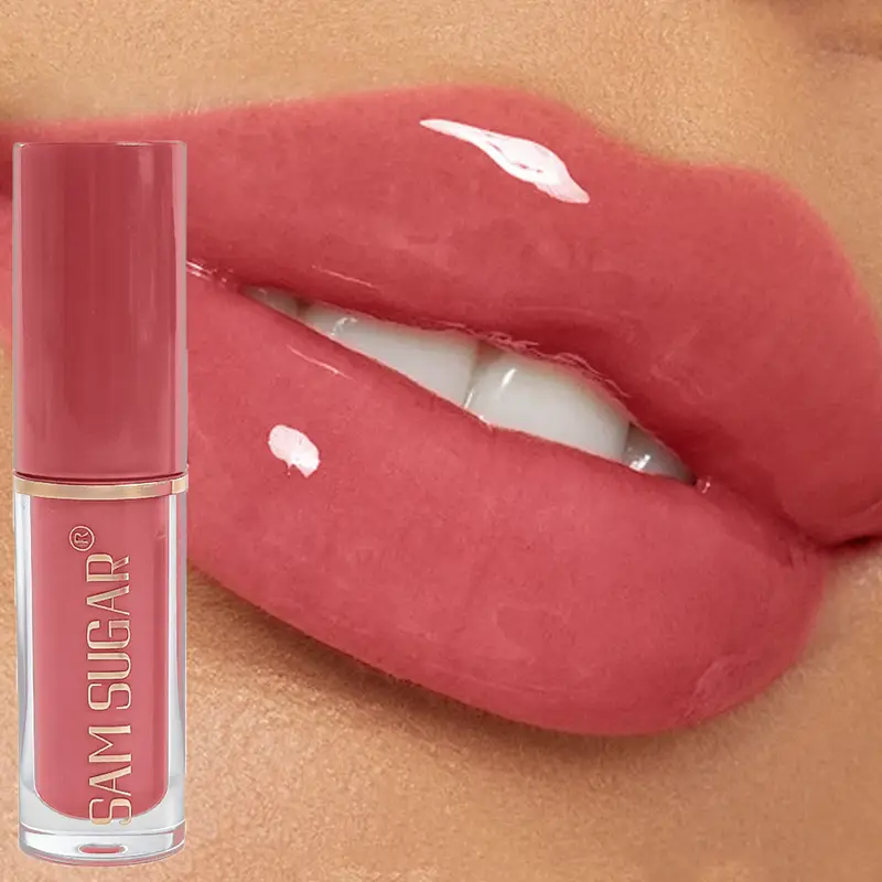 Dlouhotrvající vyplňující lesk na rty Hydratační voděodolný nepřilnavý kalíšek Vodní lesk Tekutá rtěnka Mini lesk na rty kosmetický make-up