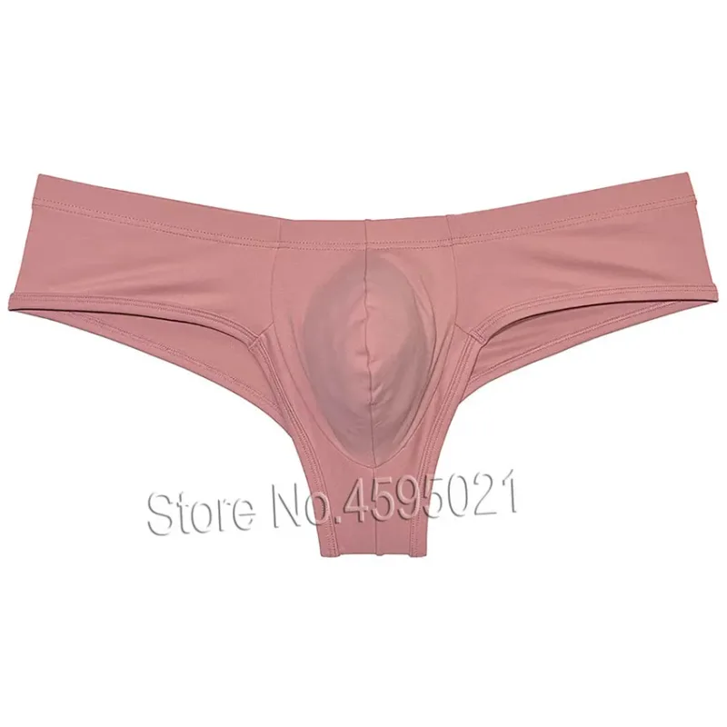 Men's Low Waist Bikini Briefs Underwear Male Bikini Enhance Pouch Boxershorts Micro Trunks Underpants Soft Briefs — image 23