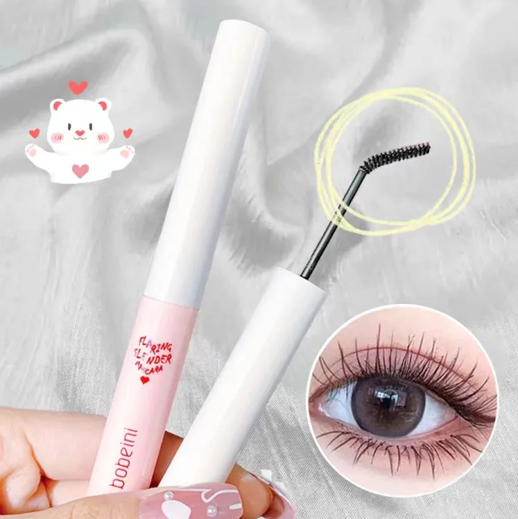 Ultra-Fine แปรงมาสคาร่าแต่งหน้าผ้าไหมเส้นใยยาวขนตากันน้ำ Fast แห้ง Matte สีน้ำตาลสีดำ Curling มาสคาร่าเครื่องสำอางค์ — image 4