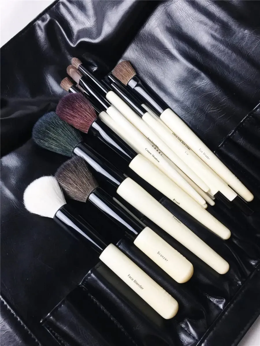 Conjunto completo de pincéis de maquiagem com 18 pincéis, cabo de madeira de qualidade, kit de pincéis cosméticos, pincéis de maquiagem de madeira de beleza — image 4
