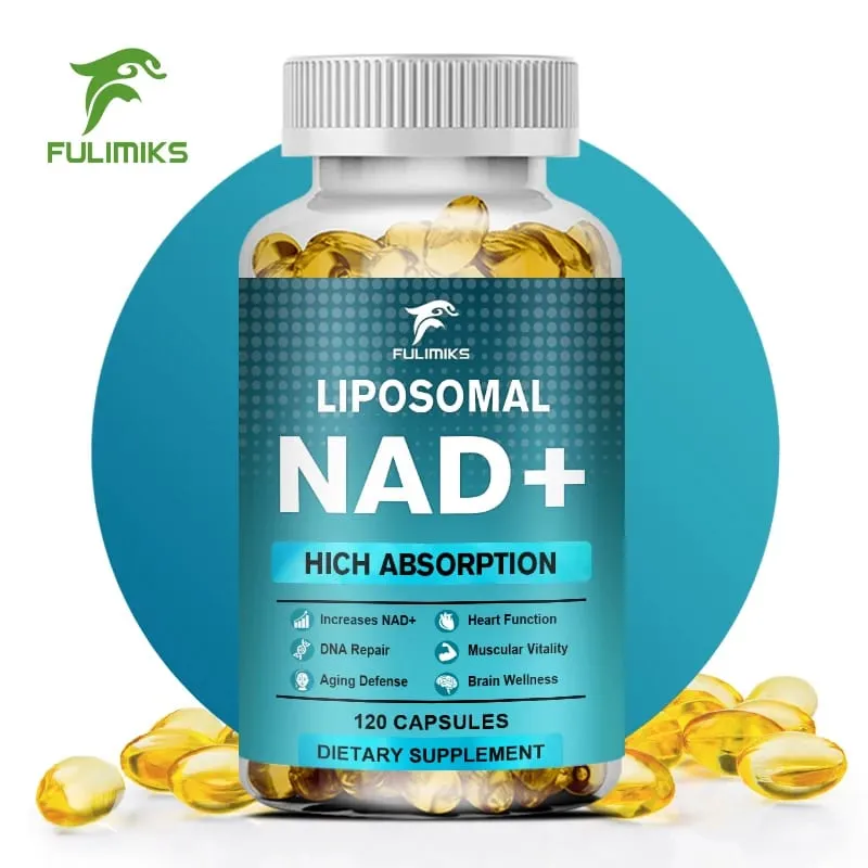 NAD Capsules อาหารเสริม Liposomal NAD+ อาหารเสริม - การป้องกันริ้วรอยแห่งวัย พลังงานเซลล์ การทำงานของหัวใจและสมอง — image 1