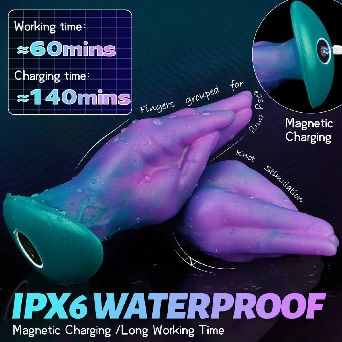Realistic Fisting Vibrator Anal Plug Remote Control Dildo Thick Penis Vagina Butt Plug G-Spot Massage Adult Sex Toys Men Women — image 5