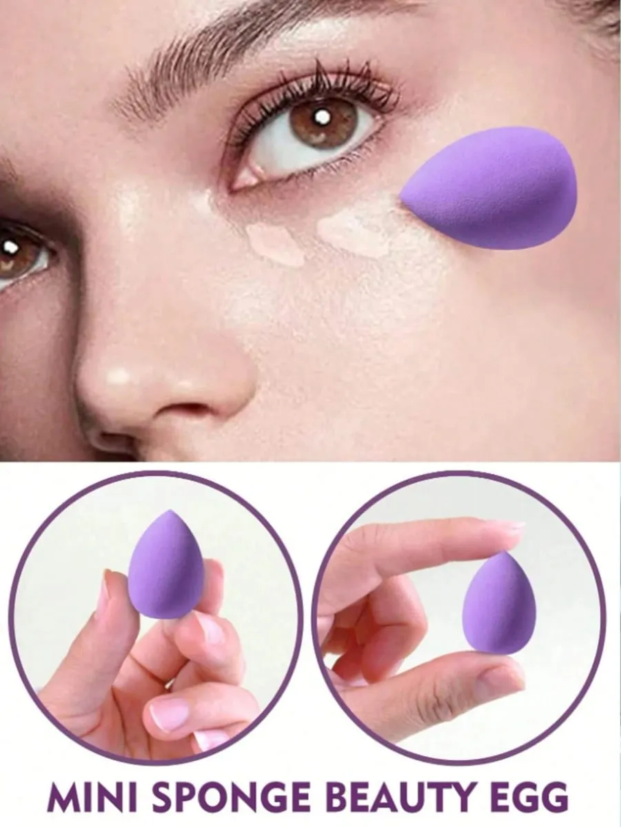 3/20/60Pcs Tragbare Wiederverwendbare Wasser Tropfen Form Mini Mixer Schwamm Schönheit Kosmetische Foundation Kosmetik Schwamm Make-up Mixer — image 4
