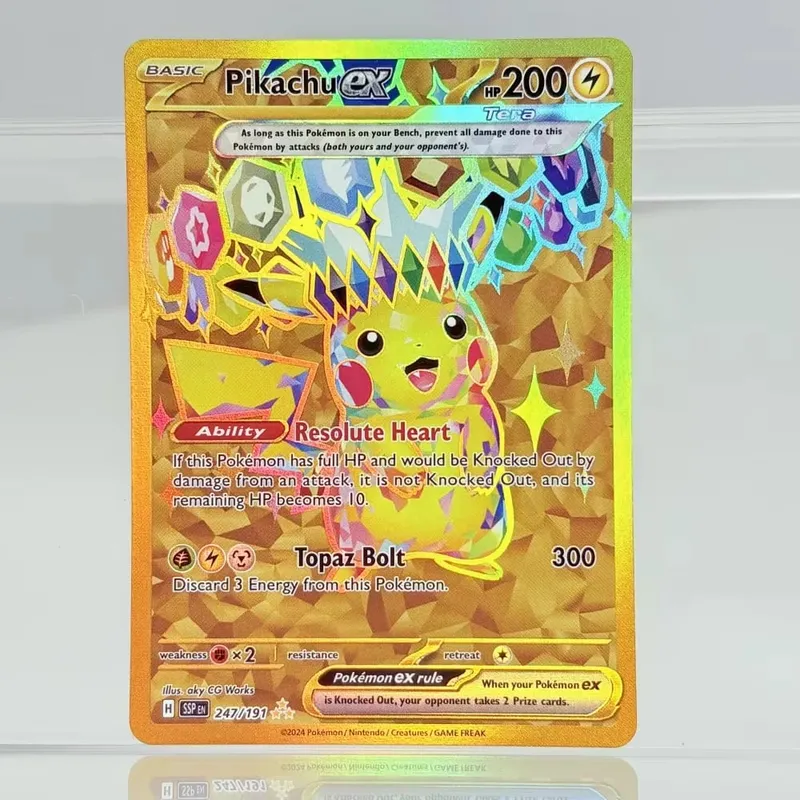 Holographic Game Trading Collection PTCG Proxy Cards Charizard Pikachu Mew EX Singl PKM Foil Cards PROXY Card — image 12