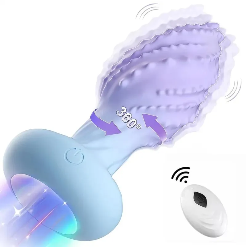 360° rotation vrikke Fjernbetjening Vibrator Butt Plug til Mænd Prostata Massager Gay Anal Vibrator Anal Plug Voksne Sexlegetøj — image 8