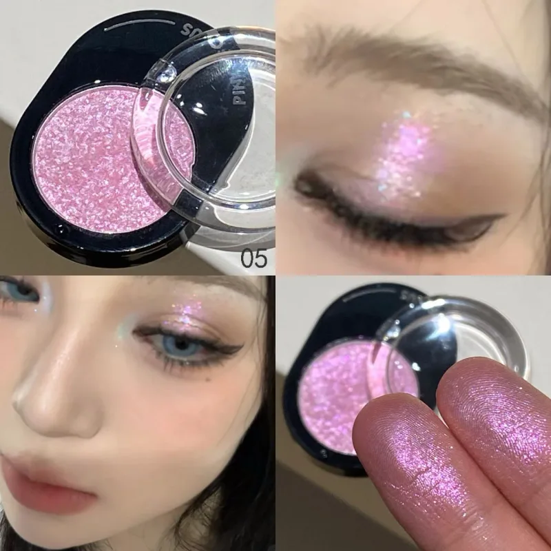 12 colori diamante brillante ombretto cosmetici lunga durata setosa facile da colorare perla luce illuminante ombretto tavolozza di trucco — image 12