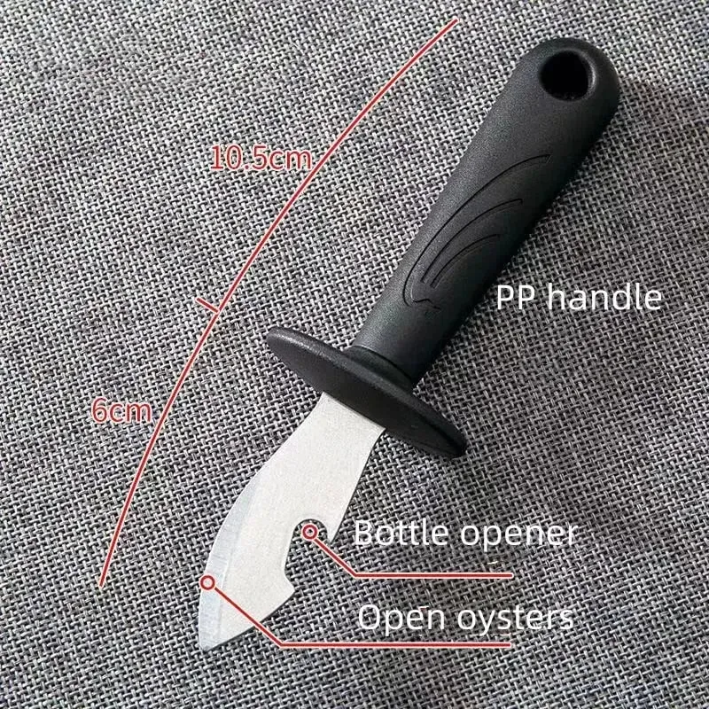 Osztriga kés Éles élű Shucker Shell tenger gyümölcsei nyitó szerszám rozsdamentes acél kagylónyitó osztriga kagyló varangy rák héjához — image 9