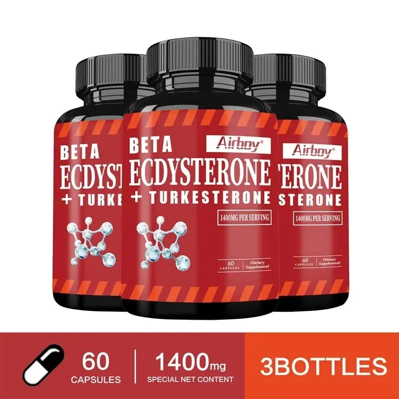 Beta Ecdysterone and Turkesterone Supplements - Increase Muscle Mass Improve Athletic Performance and Strength