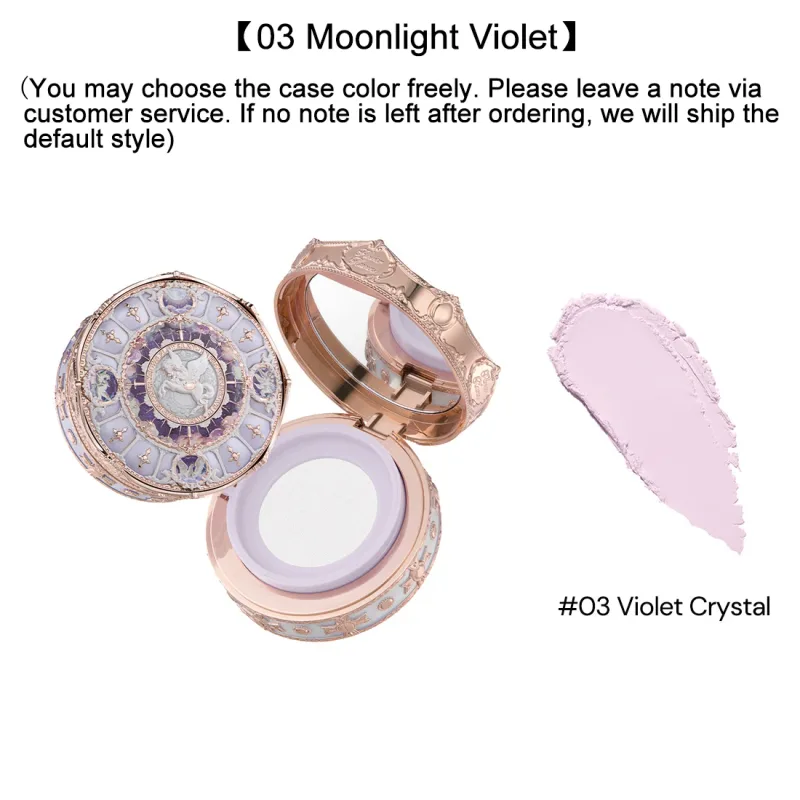 Flower Knows Knight Unicorn Set trucco Ombretto Blush Rossetto Cipria in polvere Kit di bellezza Fantasy Princess a lunga durata Cosmetici — image 13