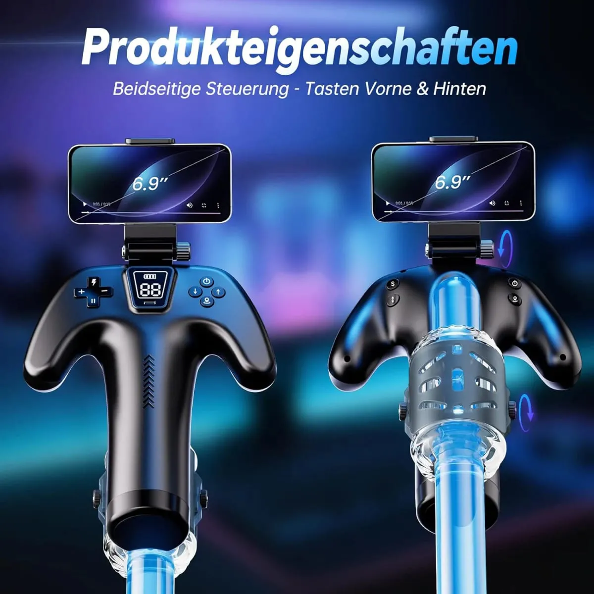 Masturbateur masculin automatique masturbateur de chatte de poche électrique avec support pour téléphone portable boutons Double face jouet sexuel pour hommes — image 2