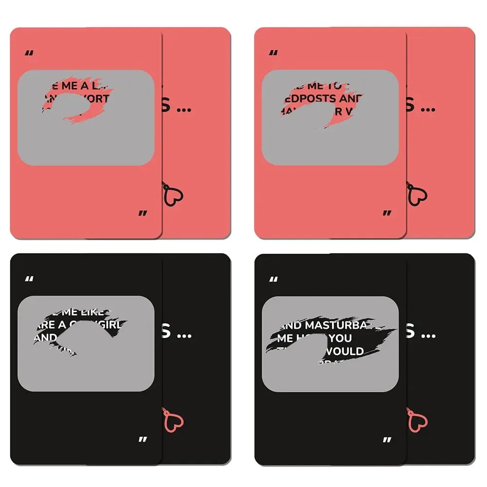 Cartes à gratter pour adultes Fun Commands pour couples – 46 défis et jeux sexy – Cadeau romantique pour un anniversaire, la Saint-Valentin