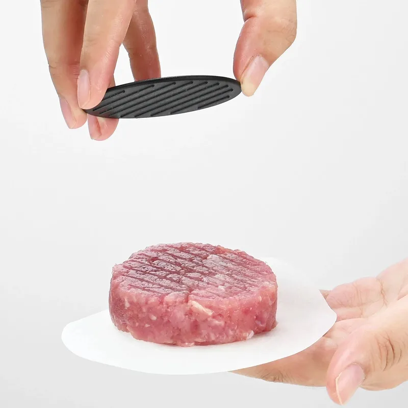Pressa manuale per hamburger, pressa per carne, stampo per palline di riso, griglia rotonda per manzo, pressa per hamburger, dispositivo per la creazione di polpette, accessori da cucina — image 5