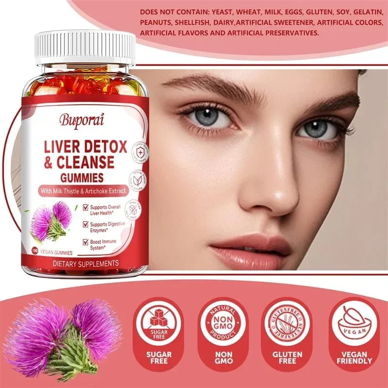 Liver Cleanse & Detox Gummies - Improve Digestion Enhance Immunity Help Cleanse The Liver and Promote MetabolismSupplements — image 5