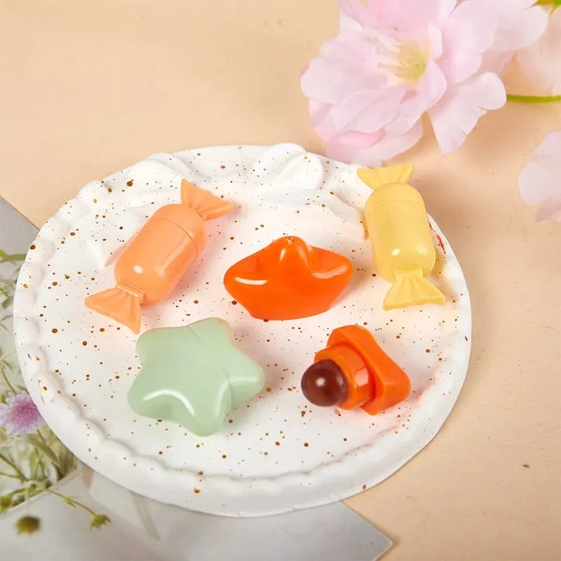 Mini Silicone Cọ Môi Hoạt Hình Góc Cạnh Kem Che Khuyết Điểm Son Dưỡng Môi Son Bóng Kem Che Khuyết Điểm Cọ Trang Điểm Mỹ Phẩm Dụng Cụ — image 3