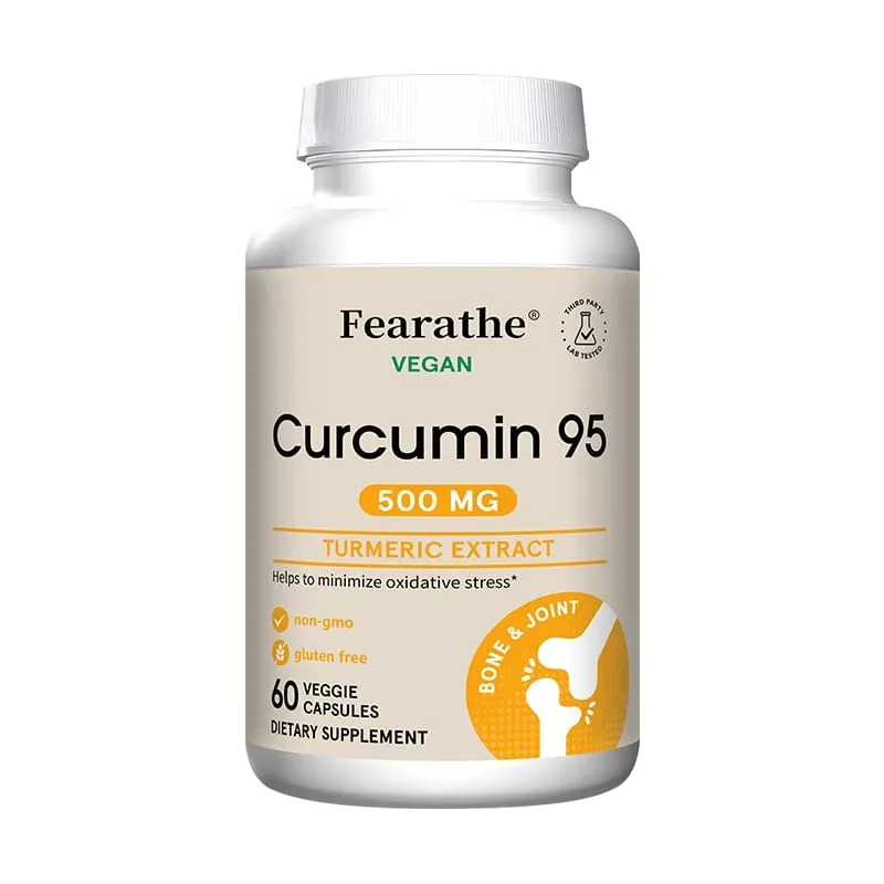 Curcumina - 95 % de curcuminoides - Suplemento de cúrcuma altamente absorbido para la salud de las articulaciones, comodidad y flexibilidad - 120 cápsulas — image 8