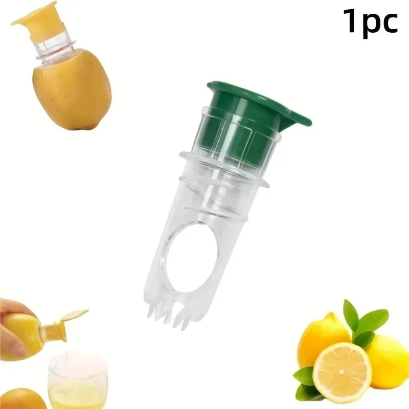 1/2pcs Mini Spremiagrumi Limone Spremiagrumi Portatile Con Coperchio Spremere Lime per Cocktail Facile Estrattore di Succo di Freschezza Preservare
