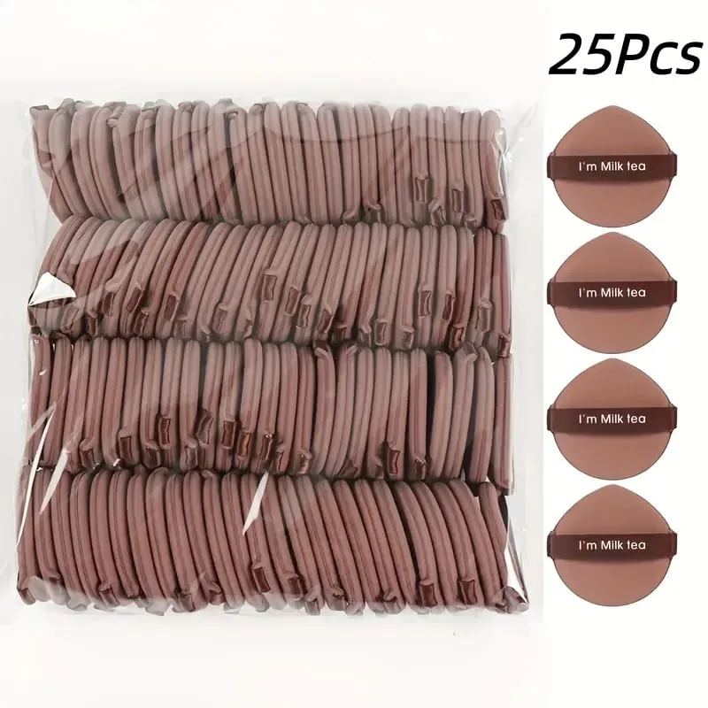 25 spugnette per trucco bagnate e asciutte adatte per fondotinta, correttore e cipria; e applicazione di trucco professionale — image 8