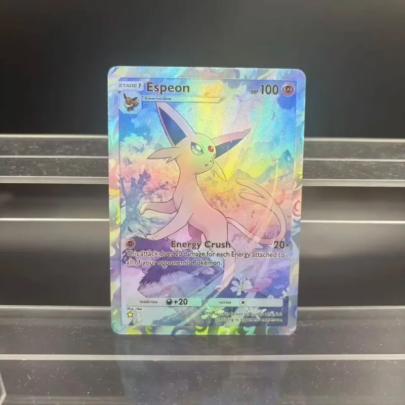 DIY POCKET Collection Cards Umbreon Espeon Jolteon ex Self Made Single Card Classic Game Anime Card Gift Toy — image 7