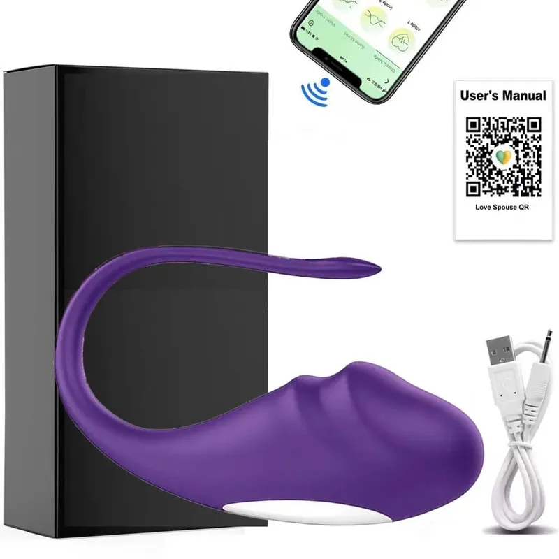 Kontrol Nirkabel Aplikasi Getar Remote Control Celana Dalam Dildo Memakai Telur Bergetar G Spot Stimulator Klitoris Pijat Mainan Seks untuk Wanita — image 12
