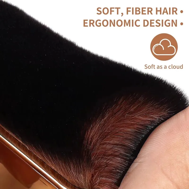 Baru 1 Buah Kuas Rias Kuas Sirene untuk Riasan Alas Bedak Tubuh untuk Tan Sunless Tanner Makeup Self Tanning Mousse Alat Kosmetik — image 4
